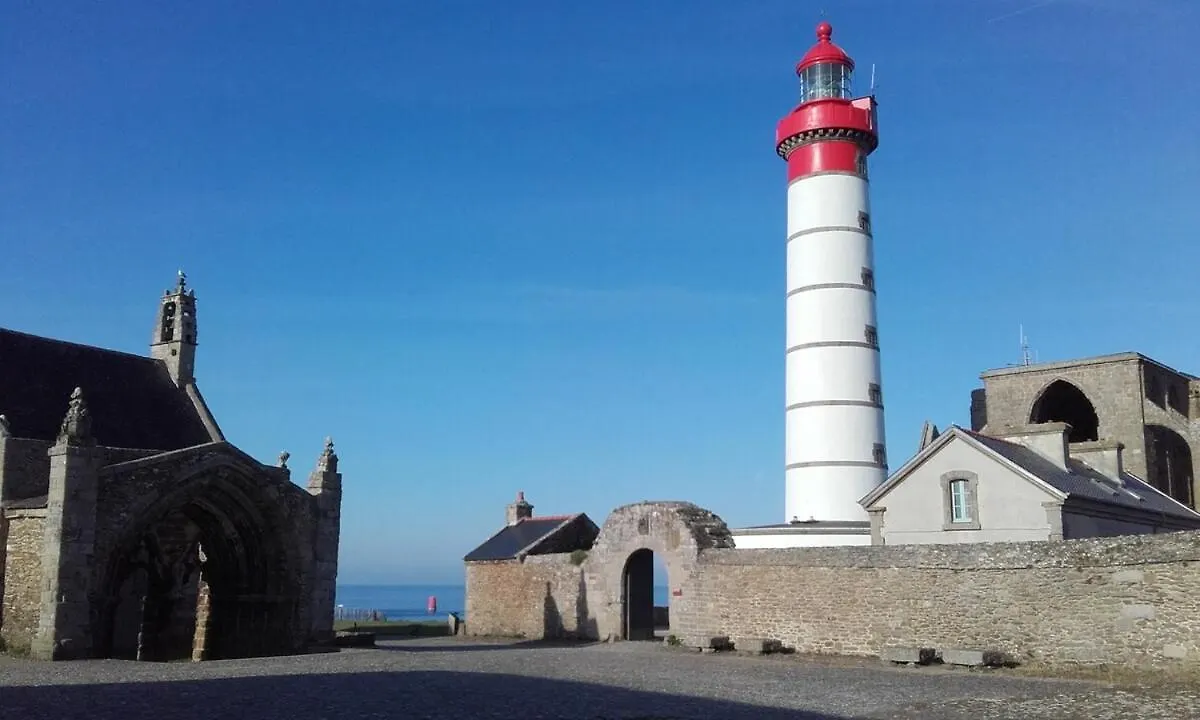 Charmante Petite Maison Bretonne T1Bis Vue Mer Et Nature 普劳戈维林 度假居