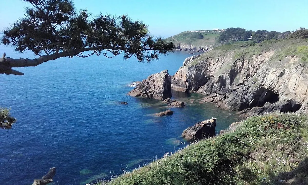 Charmante Petite Maison Bretonne T1Bis Vue Mer Et Nature 普劳戈维林