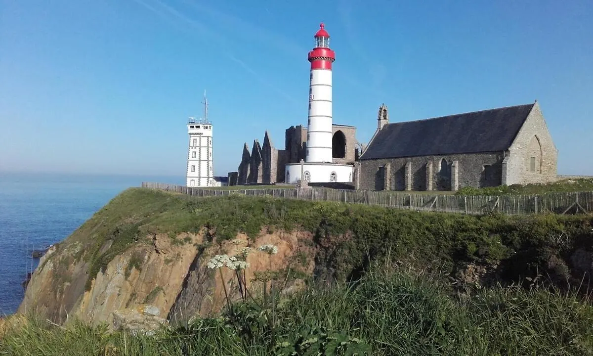 Charmante Petite Maison Bretonne T1Bis Vue Mer Et Nature 普劳戈维林 度假居